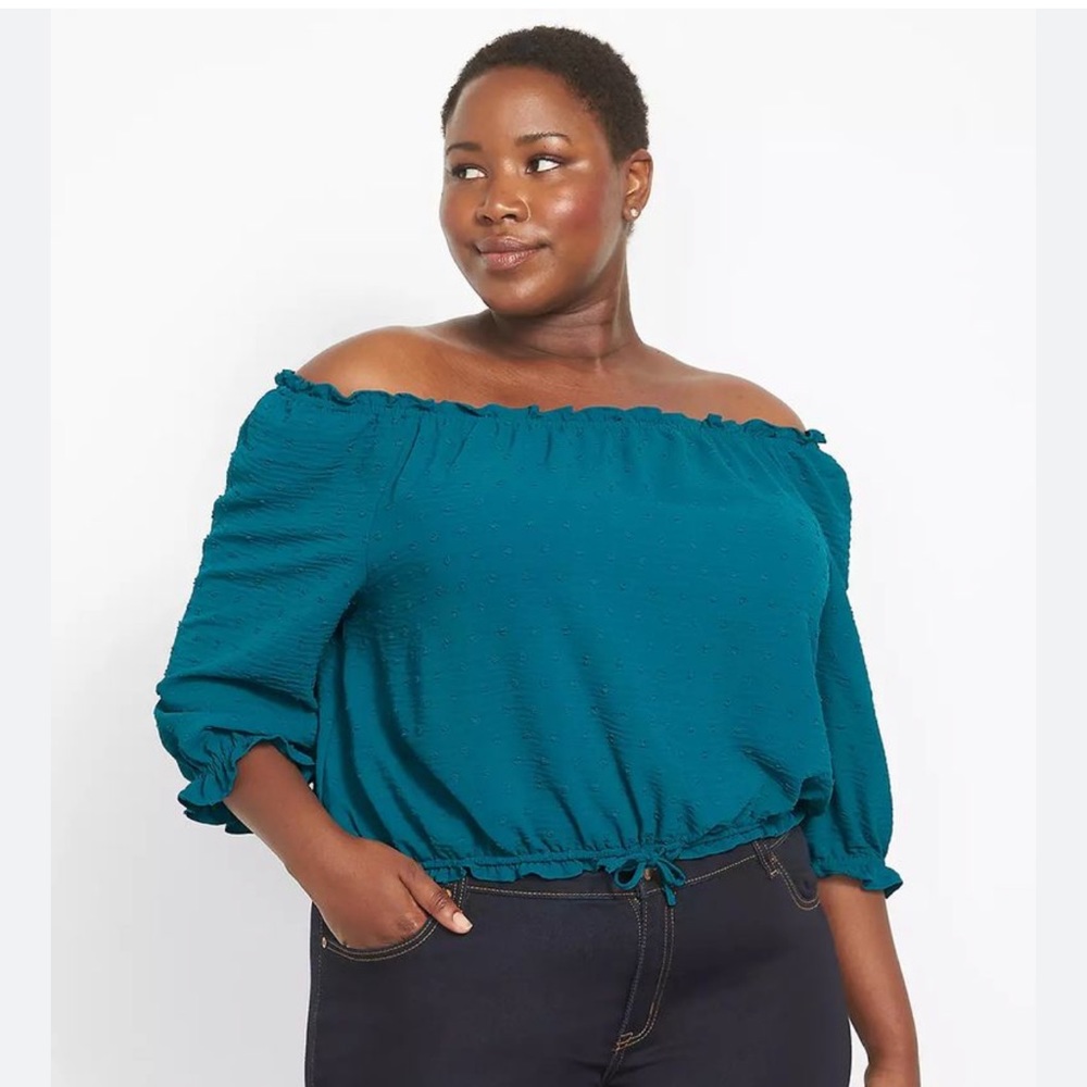 Lane Bryant Off the Shoulder